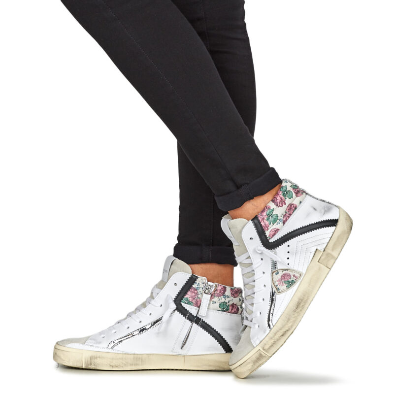 Philippe Model PRSX HIGH WOM Bianco Sneakers alte Donna - 8