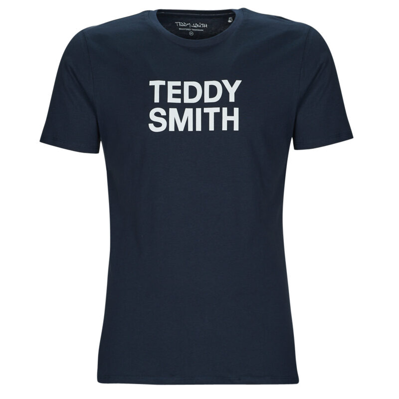 T-shirt Teddy Smith TICLASS BASIC MC Marine T-shirt maniche corte Uomo - 1