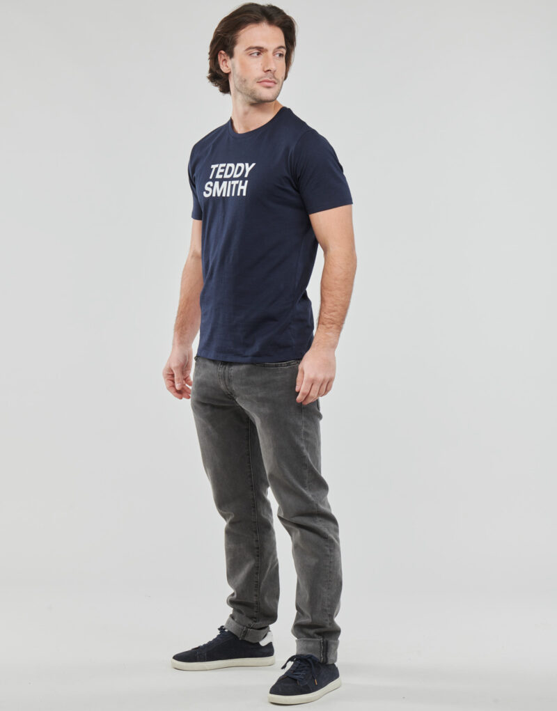 T-shirt Teddy Smith TICLASS BASIC MC Marine T-shirt maniche corte Uomo - 3