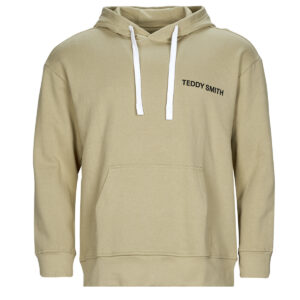 Felpe con cappuccio  Teddy Smith  S-REQUIRED HOOD  Beige -  Felpe con cappuccio Abbigliamento Uomo