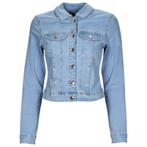 Giacca in jeans  Vero Moda  VMLUNA LS SLIM DNM JACKET MIX GA NOOS  Blu -   Giacche in jeans Donna