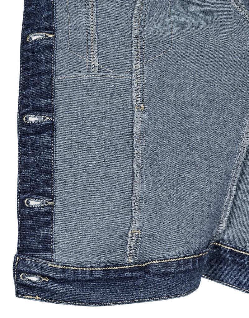 Giacca in jeans Vero Moda VMLUNA LS SLIM DNM JACKET MIX GA NOOS Blu Giacche in jeans Donna - 6