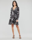 Abito corto Vero Moda VMPOLLIANA LS SHORT DRESS WVN Nero Abiti corti Donna - 2