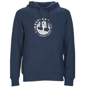 Felpe con cappuccio  Timberland  Refibra Logo Hooded Sweatshirt (Regular LB)  Nero -  Felpe con cappuccio Abbigliamento Uomo