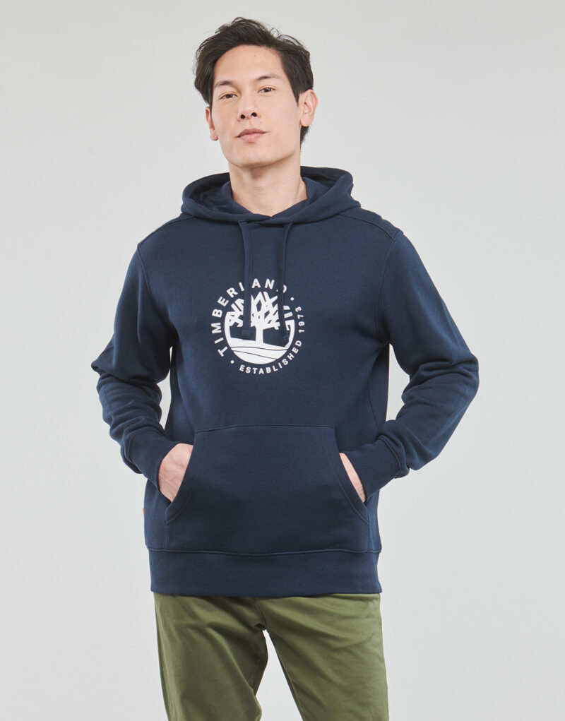 Felpe con cappuccio Timberland Refibra Logo Hooded Sweatshirt (Regular LB) Nero Felpe con cappuccio Uomo - 2