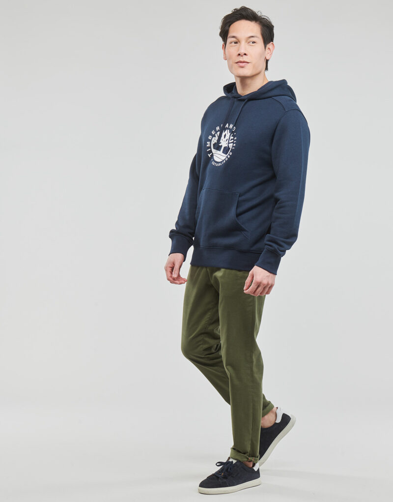 Felpe con cappuccio Timberland Refibra Logo Hooded Sweatshirt (Regular LB) Nero Felpe con cappuccio Uomo - 3