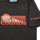 T-shirt ragazzo Columbia Mount Echo Short Sleeve Graphic Shirt Grigio T-shirt maniche corte Bambino - 3