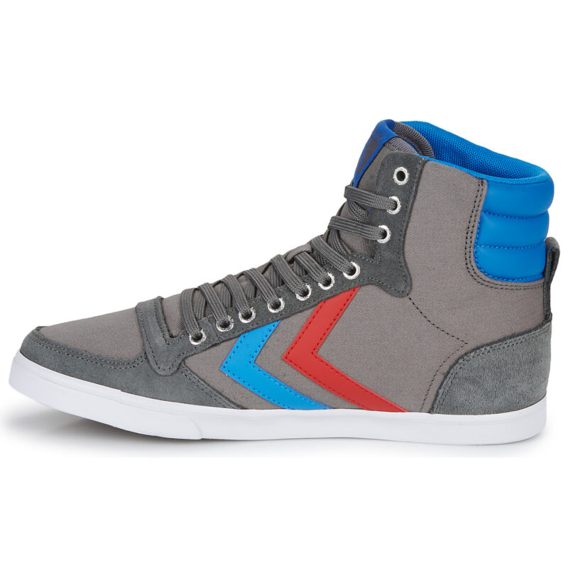 hummel SLIMMER STADIL HIGH Grey High Top Sneakers Men - 4