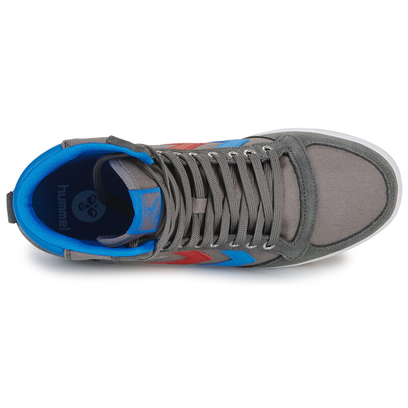 hummel SLIMMER STADIL HIGH Grey High Top Sneakers Men - 6