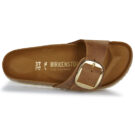 BIRKENSTOCK Madrid Big Buckle Oiled / Pelle / Cognac / Stretto Marrone Ciabatta Donna - 6