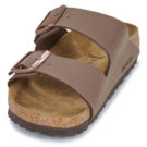 Chaussons homme BIRKENSTOCK Arizona Birko-flor / Nubuck / Mocca / Marron &eacute;troit - Pointure 3