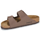Chaussons homme BIRKENSTOCK Arizona Birko-flor / Nubuck / Mocca / Marron &eacute;troit - Pointure 4