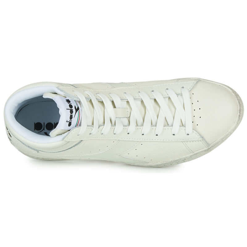 Diadora GAME L HIGH WAXED Bianco Sneakers alte Uomo - 6