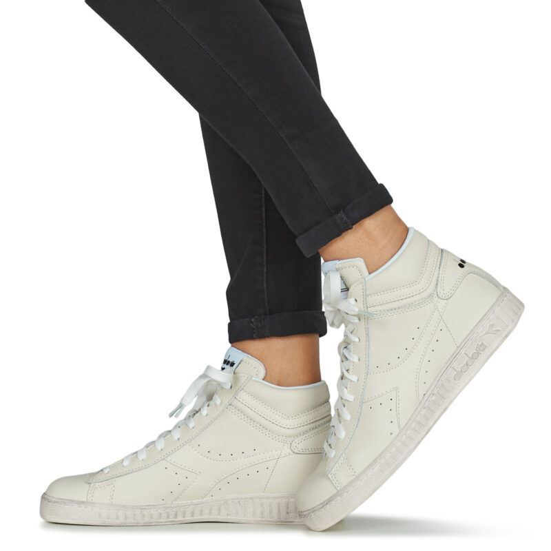 Diadora GAME L HIGH WAXED Bianco Sneakers alte Uomo - 8