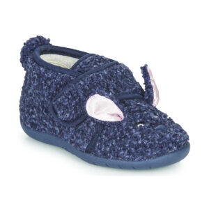 Little Mary LAPINVELCRO Blu - Pantofole Bambino