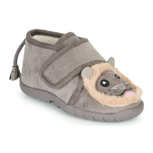 Little Mary LIONVELCRO Grigio - Pantofole Bambino