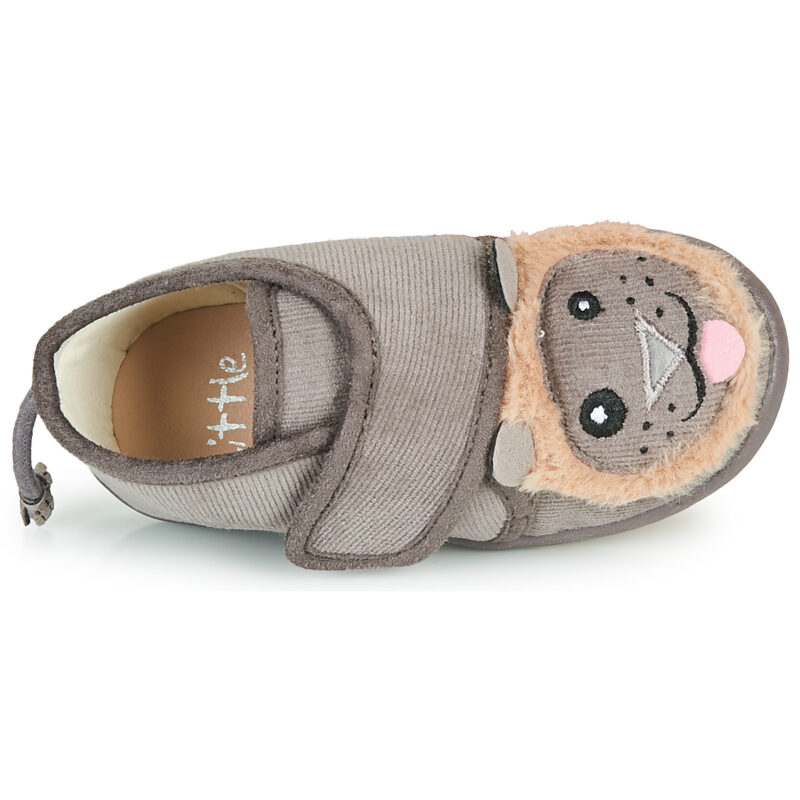 Little Mary LIONVELCRO Grigio Pantofole Bambino - 6