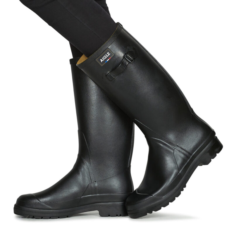 Aigle CESSAC LADY Schwarze Regenstiefel f&uuml;r Damen - Gr&ouml;&szlig;e 8