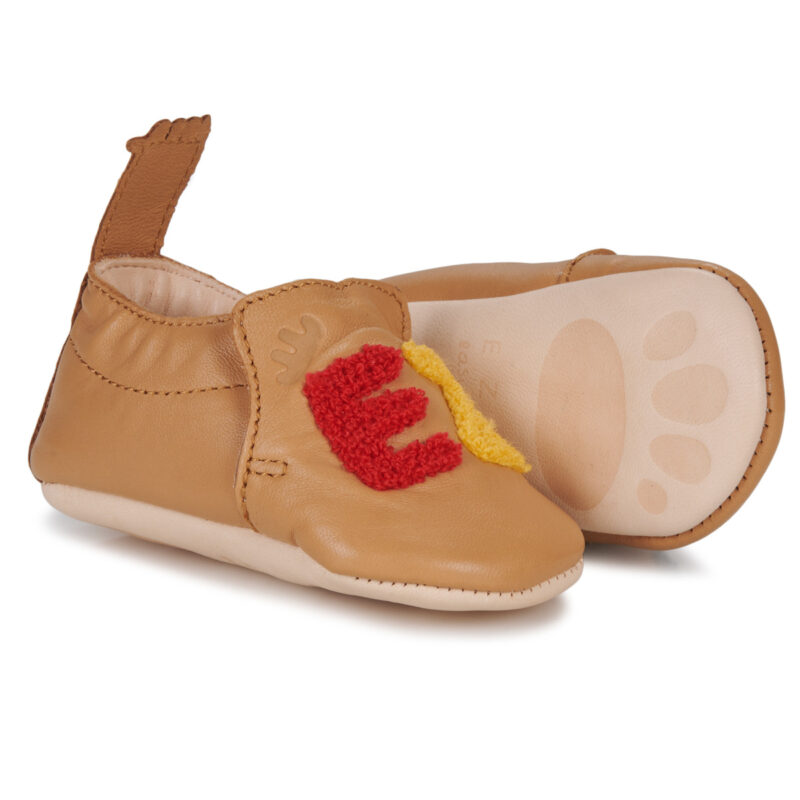 Easy Peasy MY BLUMOO Brown Children's Slippers - 3