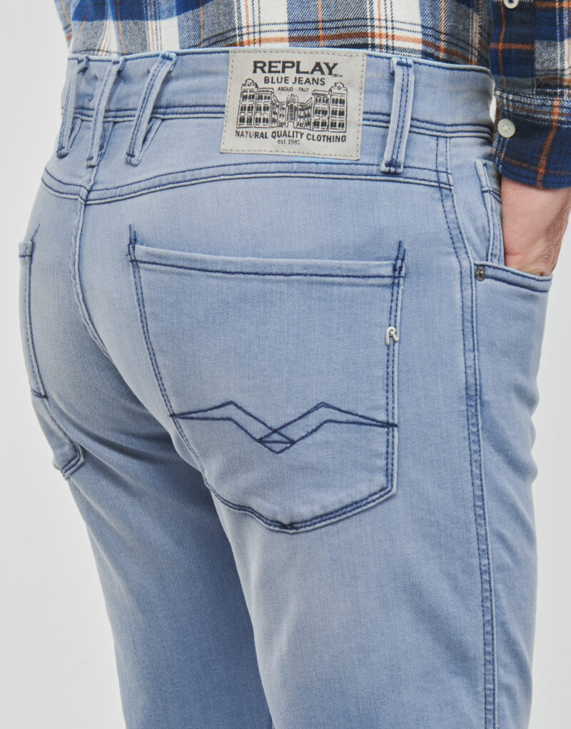Slim Jeans Replay ANBASS Blaue Jeans Slim Herren - 5