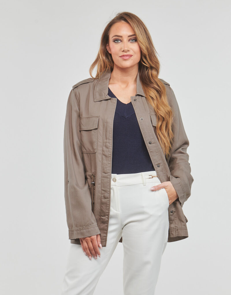 Parka Only ONLKENYA LIFE UTILITY JACKET CC Marrone Parka Donna - 2