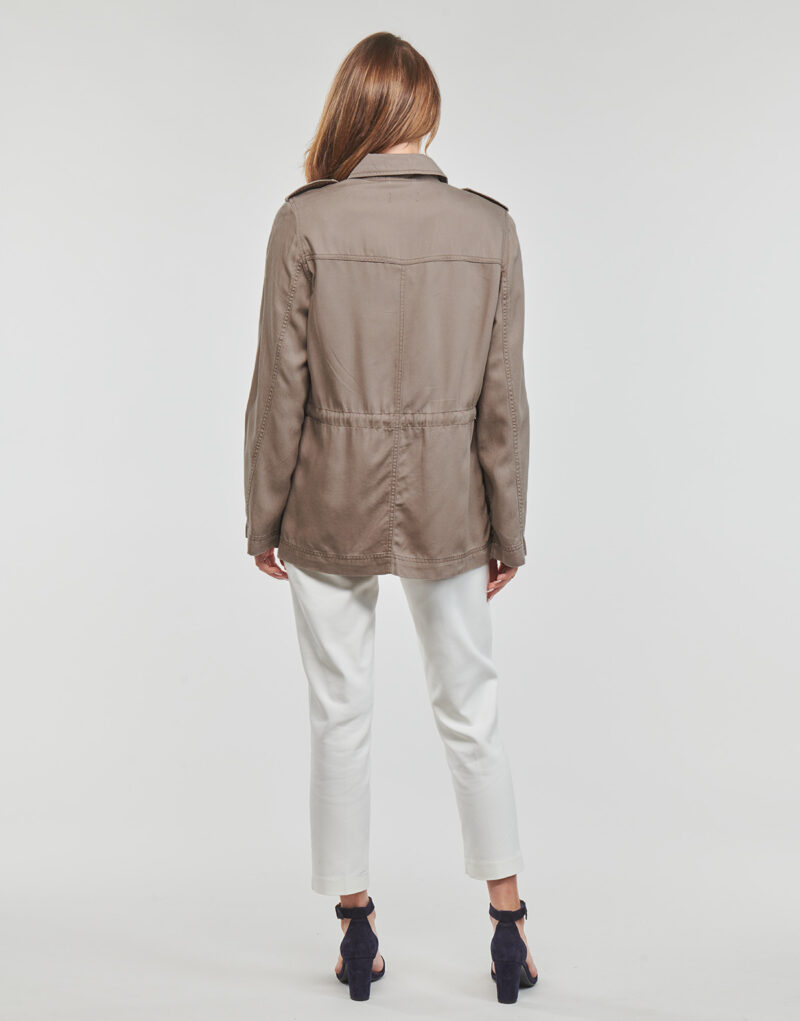 Parka Only ONLKENYA LIFE UTILITY JACKET CC Marrone Parka Donna - 4