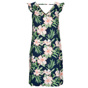 Abito corto  Only  ONLSYLVIE FR LIFE S/S FRILL DRESS  Multicolore -  Abiti corti Donna