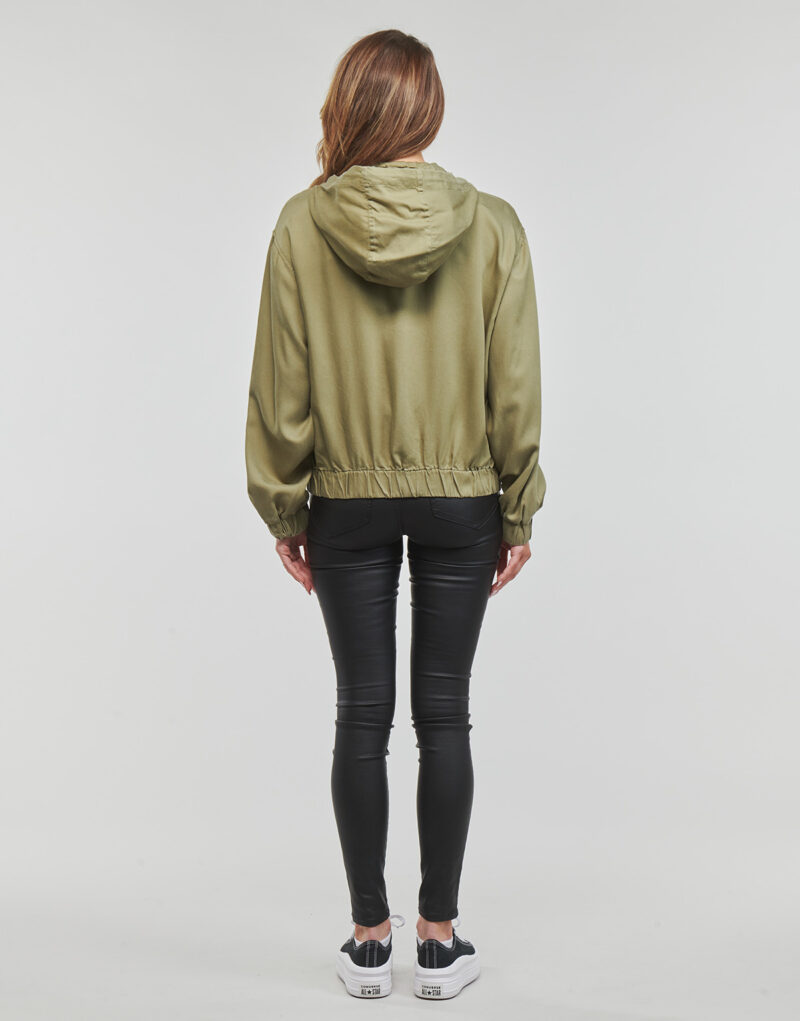 Jacket Only ONLKENYA LIFE UTILITY HOOD JACKET Kaki Giubbotti Donna - 4