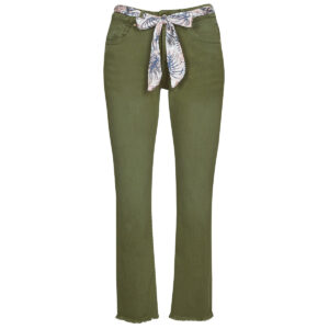 Pantaolini dritti  Freeman T.Porter  NORMA CALIFORNIA  Kaki -  Pantaolini dritti Abbigliamento Donna
