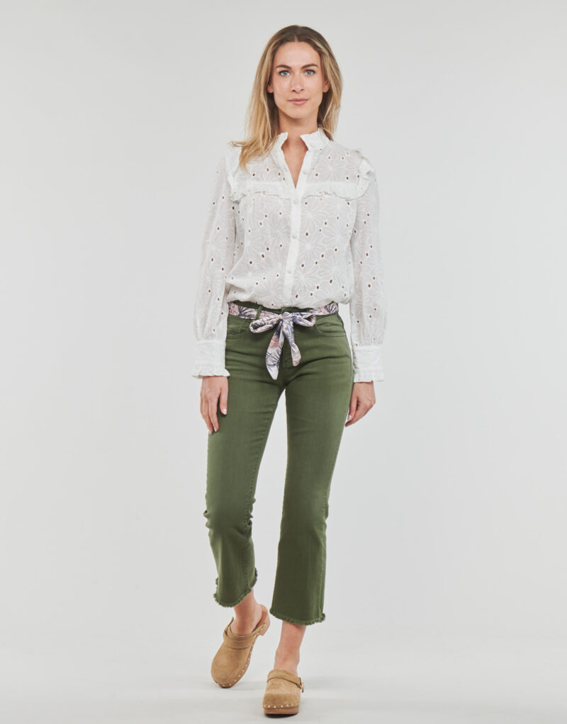 Pantaolini dritti Freeman T.Porter NORMA CALIFORNIA Kaki Pantaolini dritti Donna - 2