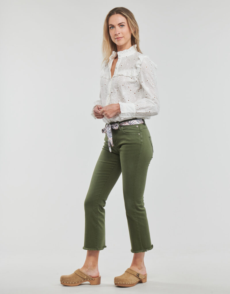 Pantaolini dritti Freeman T.Porter NORMA CALIFORNIA Kaki Pantaolini dritti Donna - 3