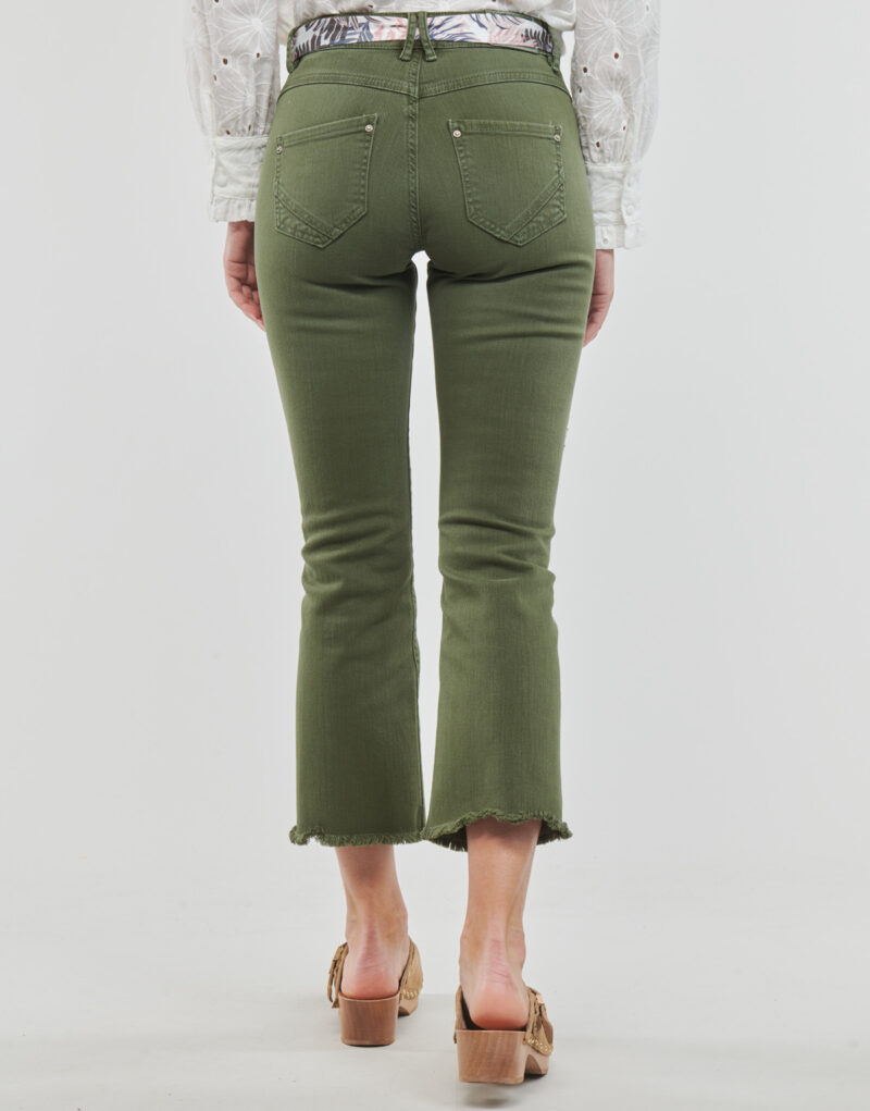 Pantaolini dritti Freeman T.Porter NORMA CALIFORNIA Kaki Pantaolini dritti Donna - 4