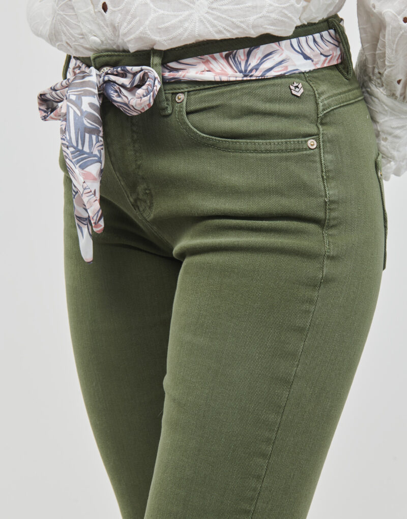 Pantaolini dritti Freeman T.Porter NORMA CALIFORNIA Kaki Pantaolini dritti Donna - 5
