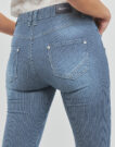 Jeans Flare Freeman T.Porter NORMA SDM Grigio Jeans Flare Donna - 5