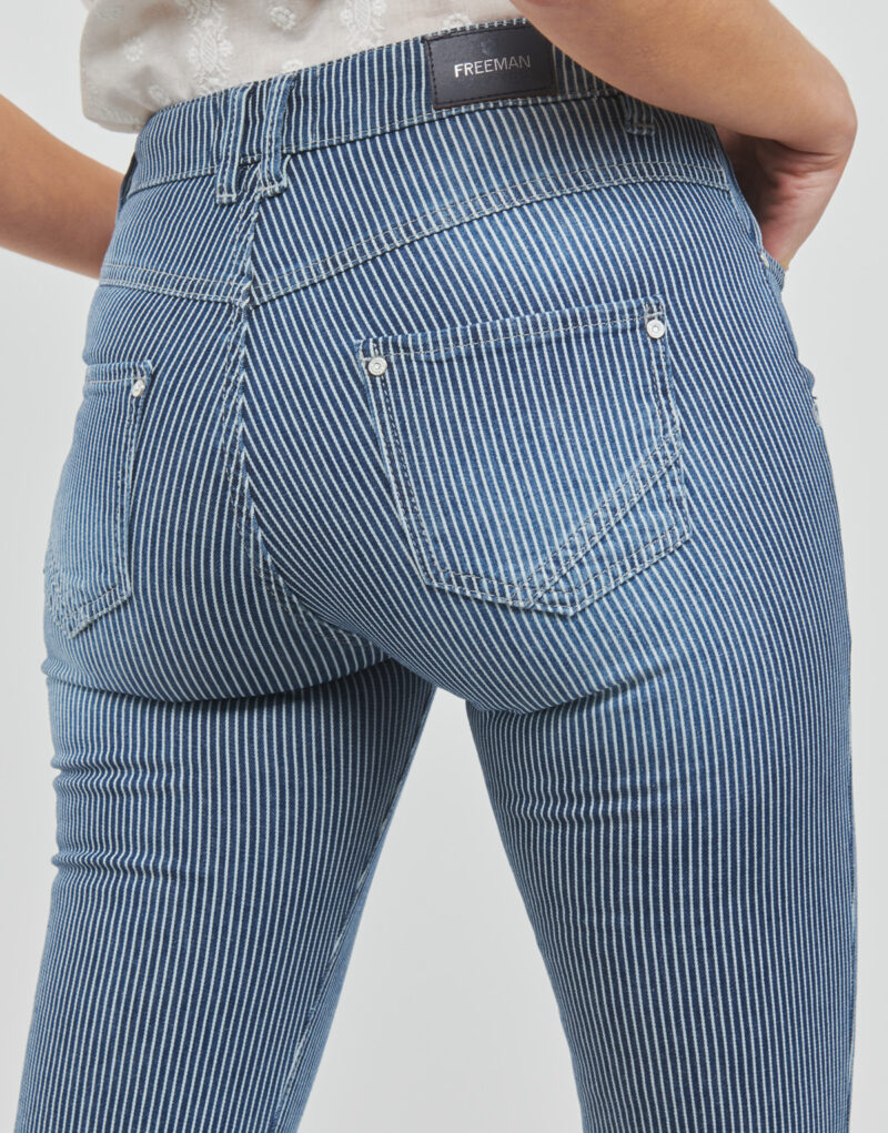 Jeans Flare Freeman T.Porter NORMA SDM Grigio Jeans Flare Donna - 5