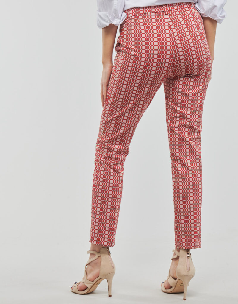 Pantaloni slim Liu Jo PANT CHINO Rosso Pantaloni slim Donna - 4