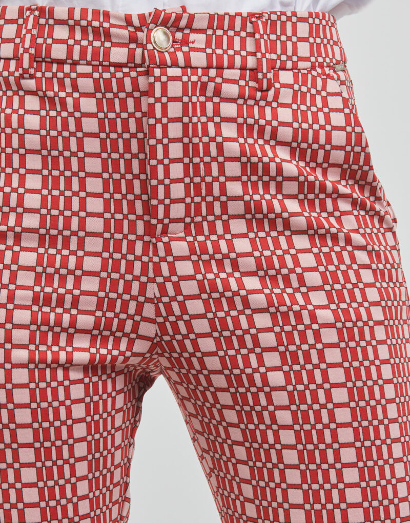 Pantaloni slim Liu Jo PANT CHINO Rosso Pantaloni slim Donna - 5