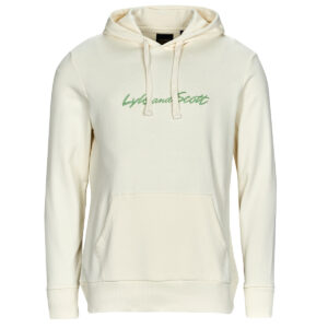 Felpe con cappuccio  Lyle & Scott  EMBROIDERED LOGO HOODIE  Bianco -  Felpe con cappuccio Abbigliamento Uomo
