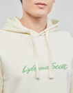 Felpe con cappuccio Lyle & Scott EMBROIDERED LOGO HOODIE Bianco Felpe con cappuccio Uomo - 5