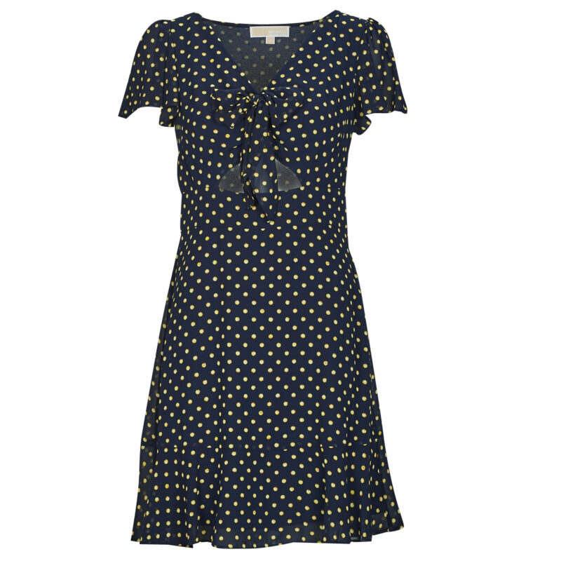 Short dress MICHAEL Michael Kors ASTOR PRNT TIE DRS Marine Abiti corti Donna - 1