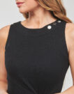 Abito Guess SL ERNESTINE KNOT DRESS Nero Abiti Lunghi Donna - 5