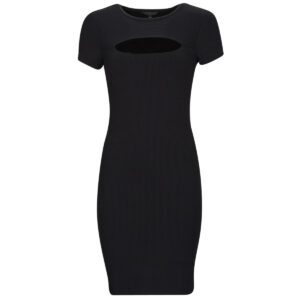 Abito corto  Guess  ES SS LANA DRESS  Nero -  Abiti corti Donna