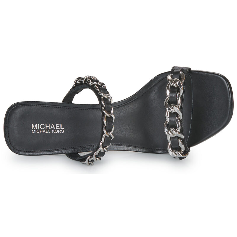 MICHAEL Michael Kors CLARA SANDAL Black Women's Slipper - 6