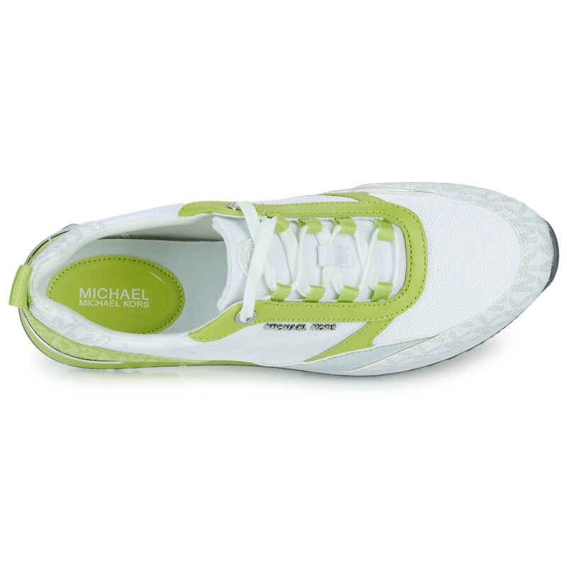 MICHAEL Michael Kors ALLIE STRIDE TRAINER White Low Top Sneakers Women - 6