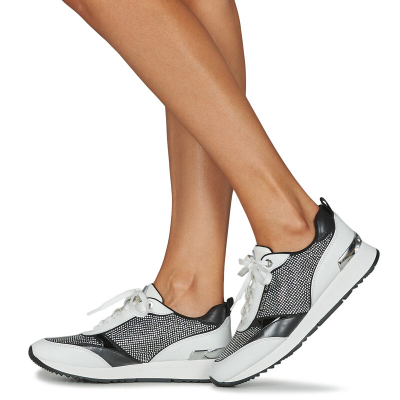 MICHAEL Michael Kors ALLIE STRIDE TRAINER White Low Top Sneakers Women - 8
