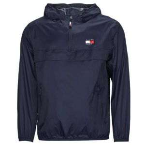 giacca a vento  Tommy Jeans  TJM PCKABLE TECH CHICAGO POPOVER  Marine -  giacca a vento Uomo