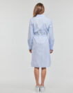 Abito corto Tommy Hilfiger ITHAKA KNEE SHIRT-DRESS LS Blu Abiti corti Donna - 4