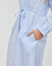 Abito corto Tommy Hilfiger ITHAKA KNEE SHIRT-DRESS LS Blu Abiti corti Donna - 5