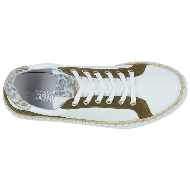 Regard KERSAINT V3 CROSTA MILITARE Bianco Sneakers basse Donna - 6