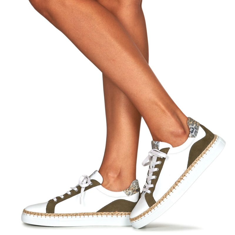 Regard KERSAINT V3 CROSTA MILITARE Bianco Sneakers basse Donna - 8